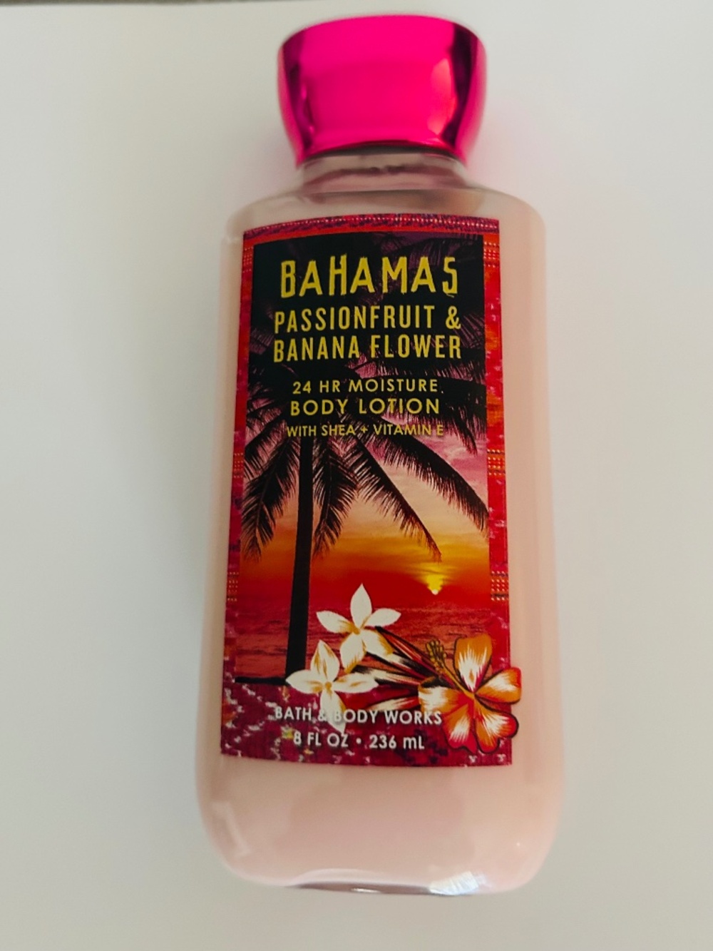 NEW Bath and Body Works Bahamas Body Lotion Passionfruit Banana Flower